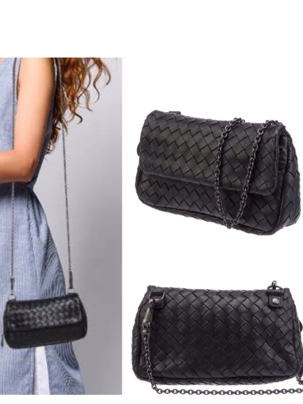 Bottega veneta crossbody wallet on chain